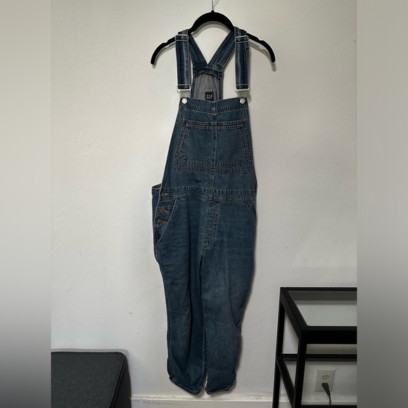 Gap large denim overalls in large - Picture 1 of 3
